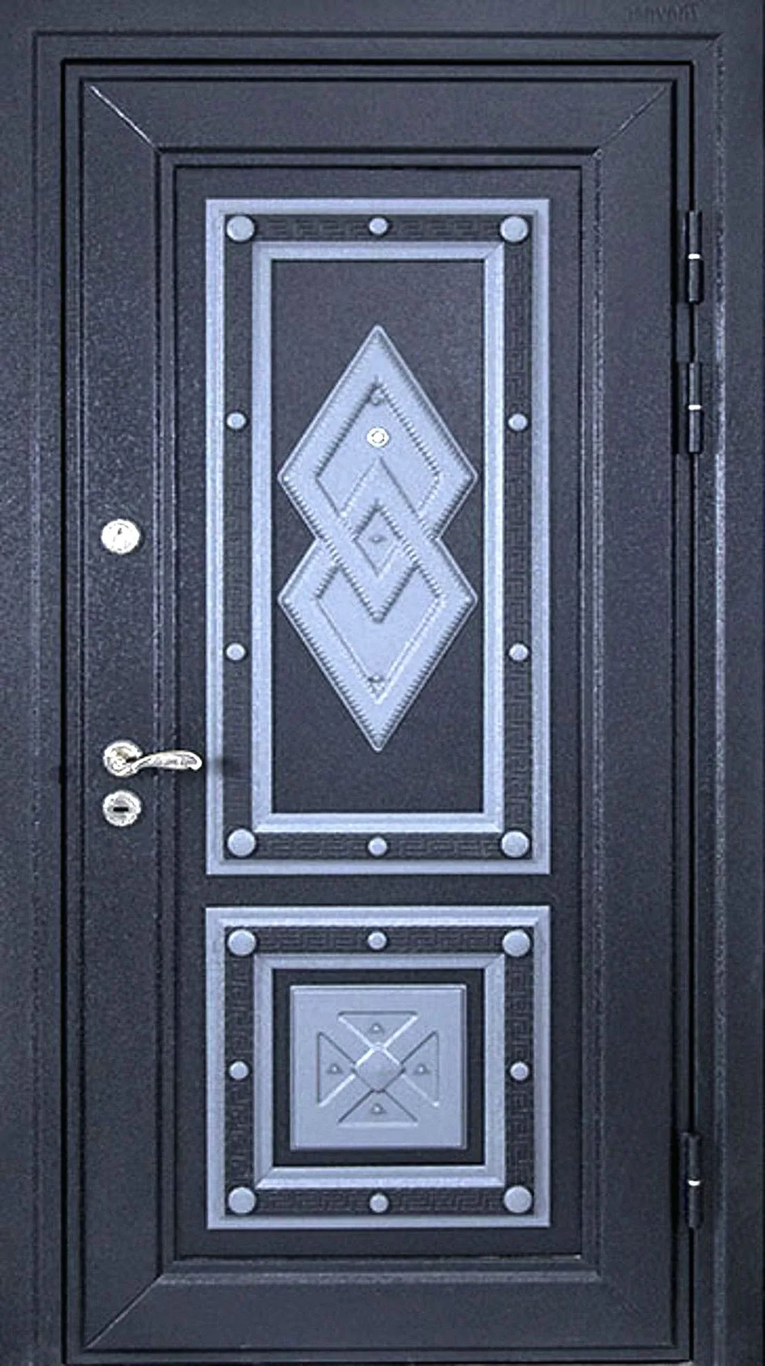 Входная дверь Triumph-4 (Металлобагет) - внешняя сторона